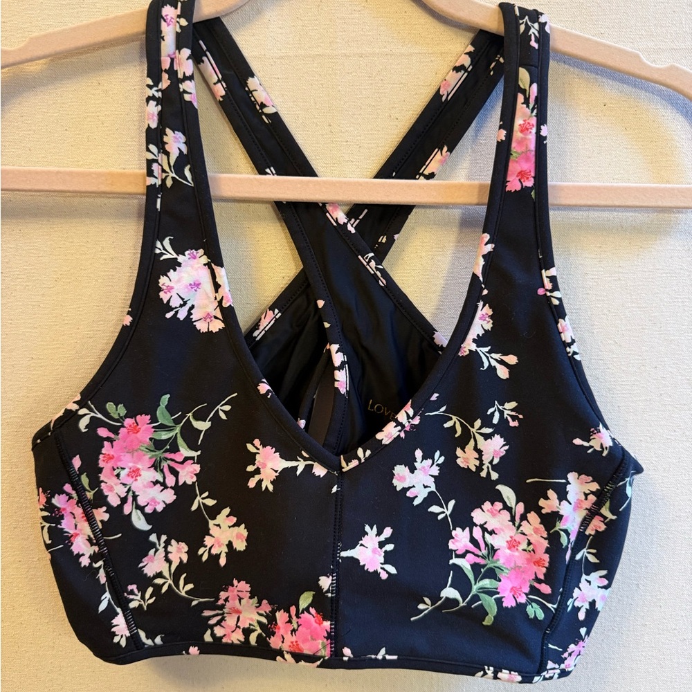 LoveShackFancy Black Floral Top - Picture 5 of 10